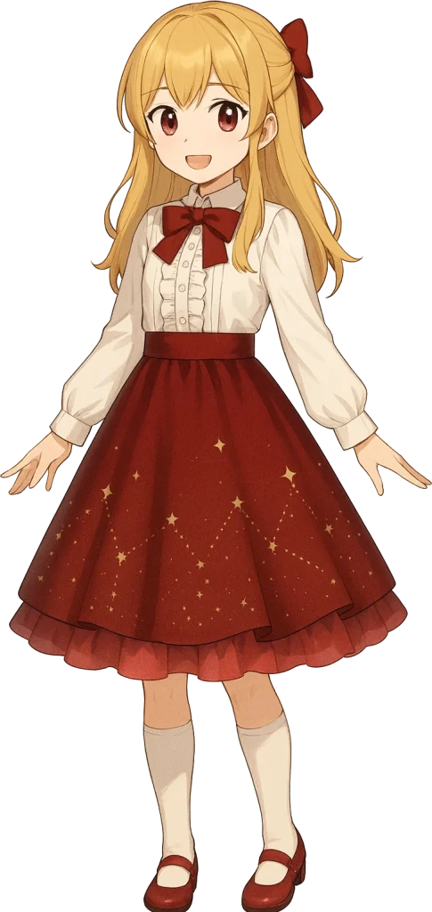 クリスちゃんの立ち絵イラスト